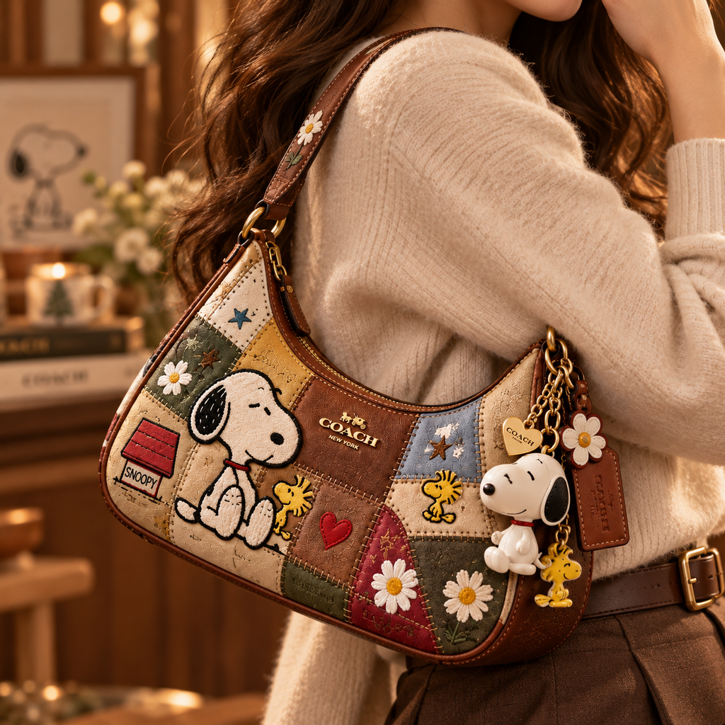 Premium Patchwork Shoulder Bag C27101 – BearlyWorks